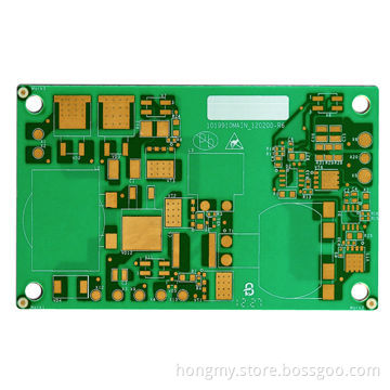 Double-sided PCB with Heavy Copper and Immersion Gold Finish, 2.0mm Thickness